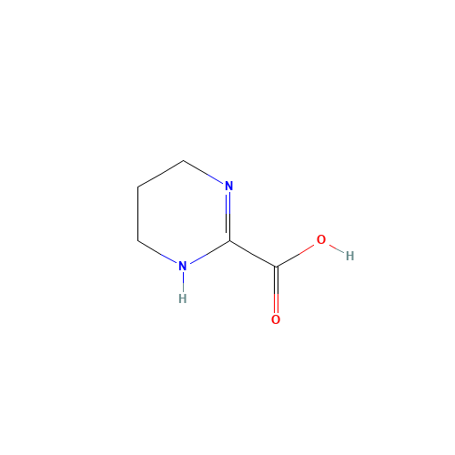 1,4,5,6-tetrahydropyrimidine-2-carboxylic acid (CAS: 129578-99-0) - Chemical Structure and Molecular Formula 