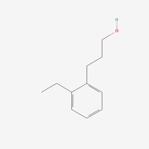 3-(2-ethylphenyl)propan-1-ol (CAS: 854664-97-4) - Chemical Structure and Molecular Formula 