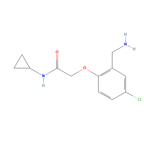 2-[2-(aminomethyl)-4-chlorophenoxy]-N-cyclopropylacetamide (CAS: 195517-92-1) - Related Chemical Product