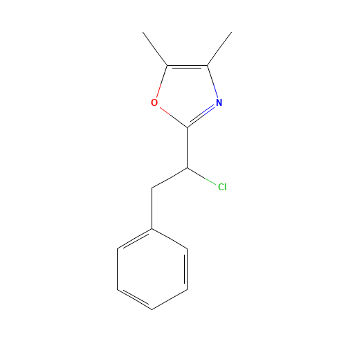 2-(1-chloro-2-phenylethyl)-4,5-dimethyl-1,3-oxazole (CAS: 1092352-12-9) - Related Chemical Product