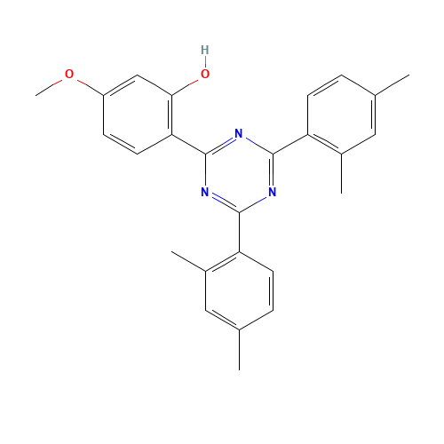 6-[2,6-bis(2,4-dimethylphenyl)-1H-1,3,5-triazin-4-ylidene]-3-methoxycyclohexa-2,4-dien-1-one (CAS: 1820-28-6) - Related Chemical Product