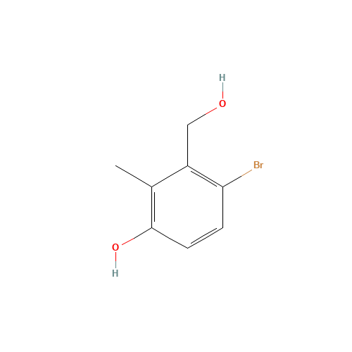 4-bromo-3-(hydroxymethyl)-2-methylphenol (CAS: 1255206-72-4) - Related Chemical Product