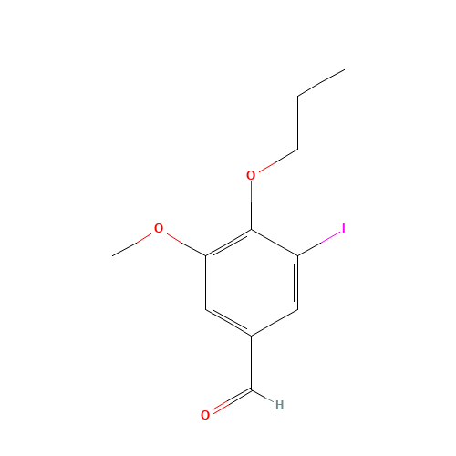3-iodo-5-methoxy-4-propoxybenzaldehyde (CAS: 106331-89-9) - Related Chemical Product