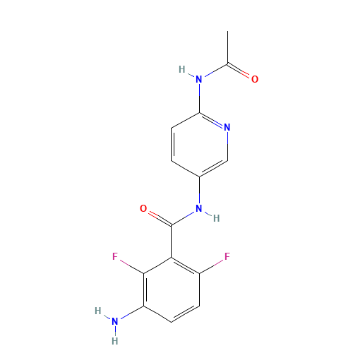 N-(6-acetamidopyridin-3-yl)-3-amino-2,6-difluorobenzamide (CAS: 1103234-47-4) - Related Chemical Product