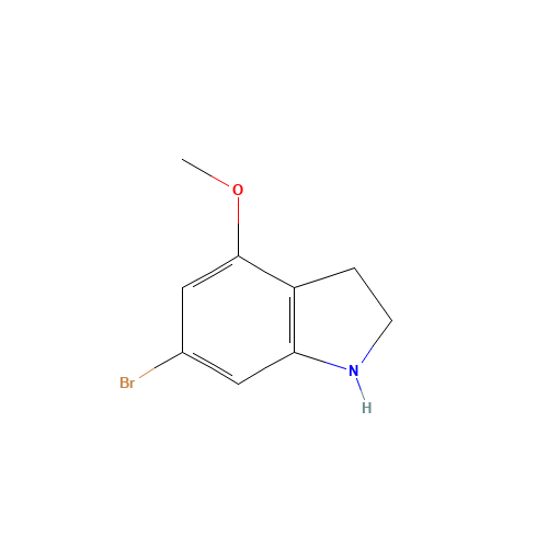 6-bromo-4-methoxy-2,3-dihydro-1H-indole (CAS: 1000342-58-4) - Related Chemical Product
