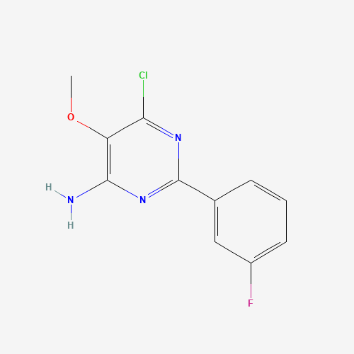6-chloro-2-(3-fluorophenyl)-5-methoxypyrimidin-4-amine (CAS: 1303588-03-5) - Related Chemical Product