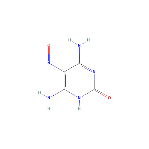 4,6-diamino-5-nitroso-1H-pyrimidin-2-one (CAS: 89033-55-6) - Related Chemical Product