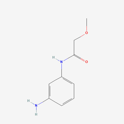 N-(3-aminophenyl)-2-methoxyacetamide (CAS: 187225-67-8) - Chemical Structure and Molecular Formula 