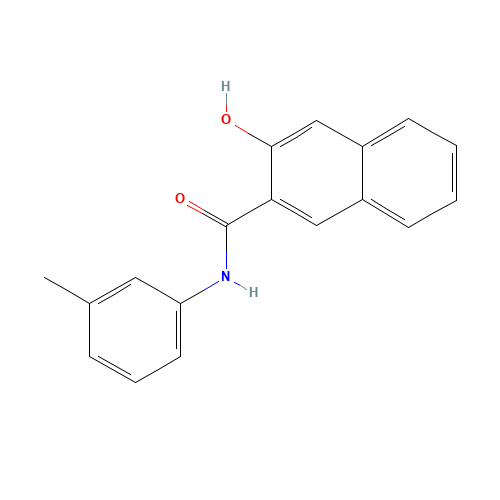 3-hydroxy-N-(3-methylphenyl)naphthalene-2-carboxamide (CAS: 53151-08-9) - Related Chemical Product
