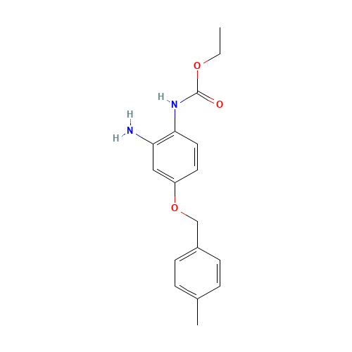ethyl N-[2-amino-4-[(4-methylphenyl)methoxy]phenyl]carbamate (CAS: 1043424-96-9) - Related Chemical Product