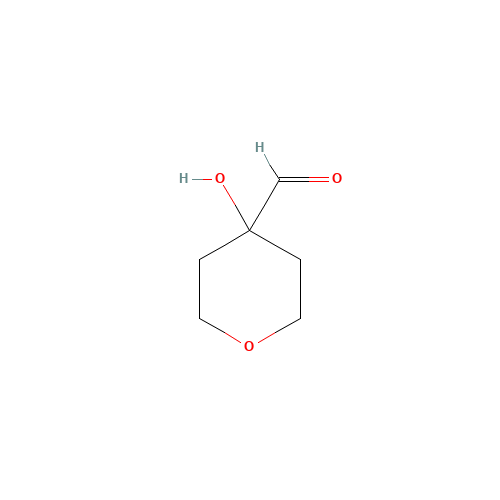 4-hydroxyoxane-4-carbaldehyde (CAS: 1383482-51-6) - Chemical Structure and Molecular Formula 