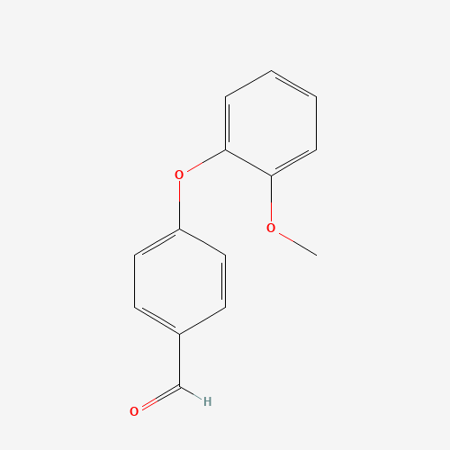 4-(2-methoxyphenoxy)benzaldehyde (CAS: 78725-48-1) - Chemical Structure and Molecular Formula 