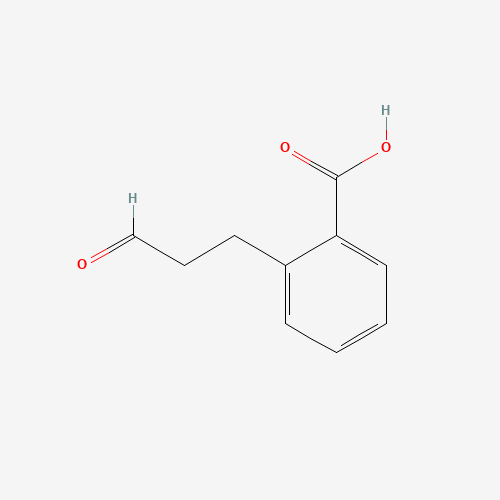 2-(3-oxopropyl)benzoic acid (CAS: 142402-60-6) - Chemical Structure and Molecular Formula 