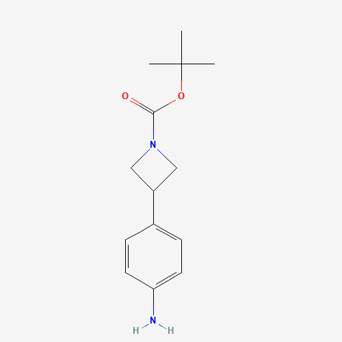 tert-butyl 3-(4-aminophenyl)azetidine-1-carboxylate (CAS: 916421-36-8) - Related Chemical Product