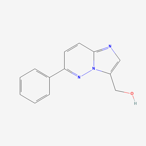 (6-phenylimidazo[1,2-b]pyridazin-3-yl)methanol (CAS: 1002309-36-5) - Chemical Structure and Molecular Formula 