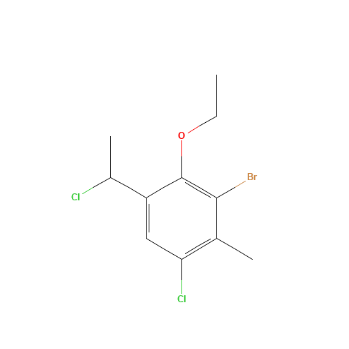 3-bromo-1-chloro-5-(1-chloroethyl)-4-ethoxy-2-methylbenzene (CAS: 1426700-27-7) - Related Chemical Product
