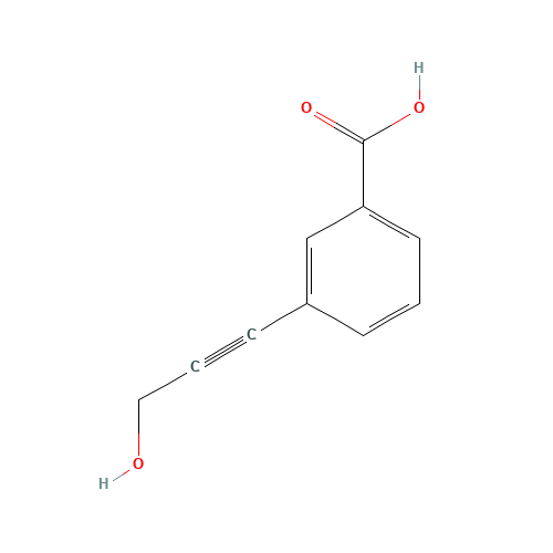 3-(3-hydroxyprop-1-ynyl)benzoic acid (CAS: 132545-15-4) - Related Chemical Product