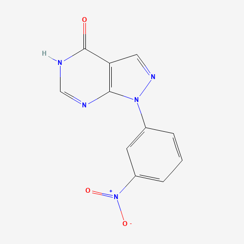 1-(3-nitrophenyl)-2H-pyrazolo[3,4-d]pyrimidin-4-one (CAS: 65973-98-0) - Related Chemical Product