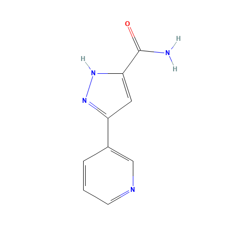 3-pyridin-3-yl-1H-pyrazole-5-carboxamide (CAS: 287494-01-3) - Related Chemical Product