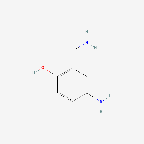 4-amino-2-(aminomethyl)phenol (CAS: 79352-72-0) - Chemical Structure and Molecular Formula 