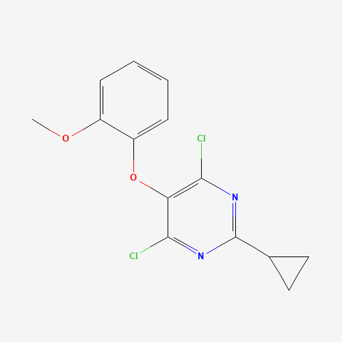 4,6-dichloro-2-cyclopropyl-5-(2-methoxyphenoxy)pyrimidine (CAS: 329924-27-8) - Related Chemical Product