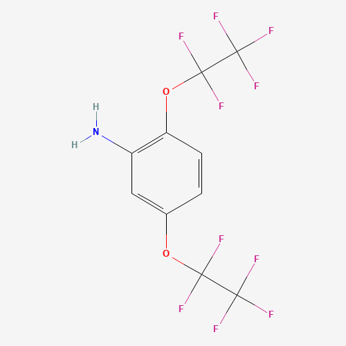 2,5-bis(1,1,2,2,2-pentafluoroethoxy)aniline (CAS: 34065-82-2) - Related Chemical Product