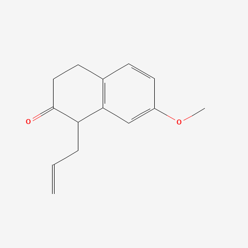 7-methoxy-1-prop-2-enyl-3,4-dihydro-1H-naphthalen-2-one (CAS: 29093-46-7) - Related Chemical Product