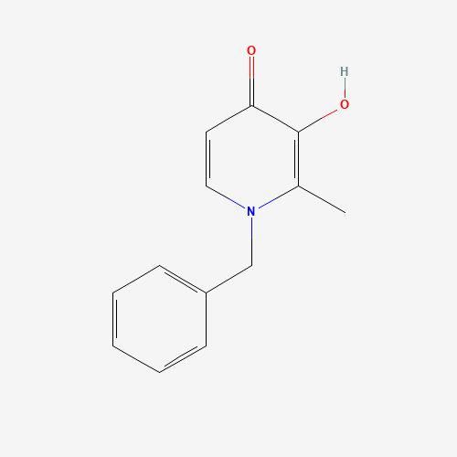 1-benzyl-3-hydroxy-2-methylpyridin-4-one (CAS: 30652-22-3) - Chemical Structure and Molecular Formula 