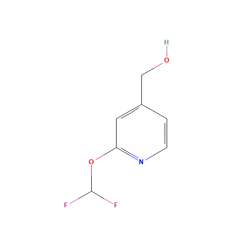 [2-(difluoromethoxy)pyridin-4-yl]methanol (CAS: 1268516-11-5) - Related Chemical Product