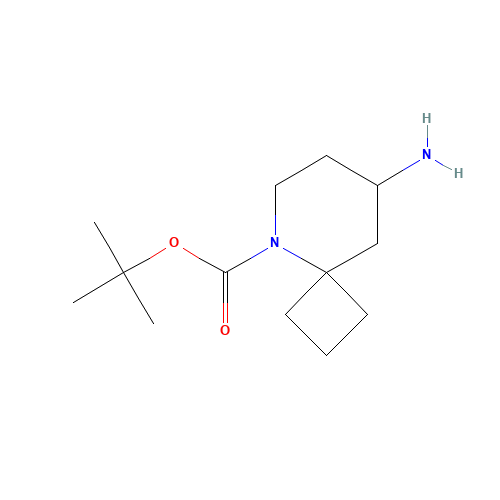 tert-butyl 8-amino-5-azaspiro[3.5]nonane-5-carboxylate (CAS: 778646-91-6) - Chemical Structure and Molecular Formula 