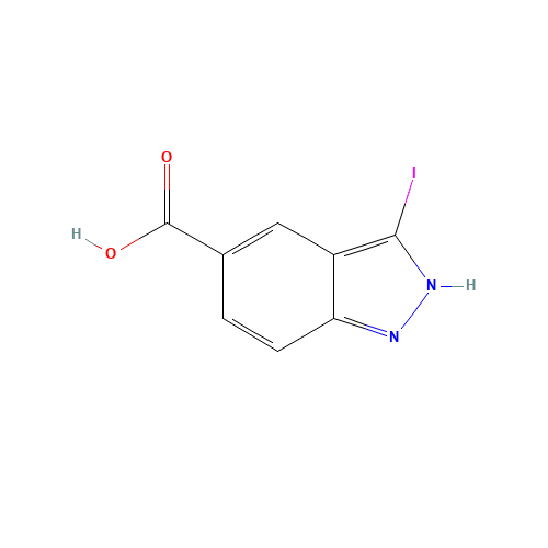 3-iodo-2H-indazole-5-carboxylic acid (CAS: 885521-46-0) - Related Chemical Product
