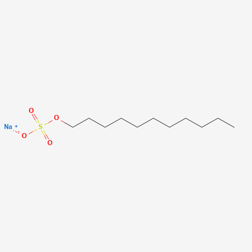 sodium;undecyl sulfate (CAS: 1072-24-8) - Chemical Structure and Molecular Formula 