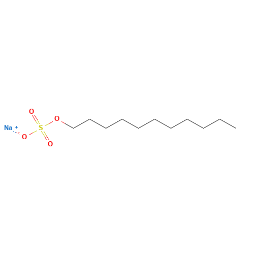 sodium;undecyl sulfate (CAS: 1072-24-8) - Chemical Structure and Molecular Formula 