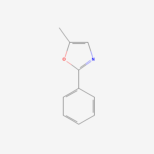 5-methyl-2-phenyl-1,3-oxazole (CAS: 5221-67-0) - Chemical Structure and Molecular Formula 