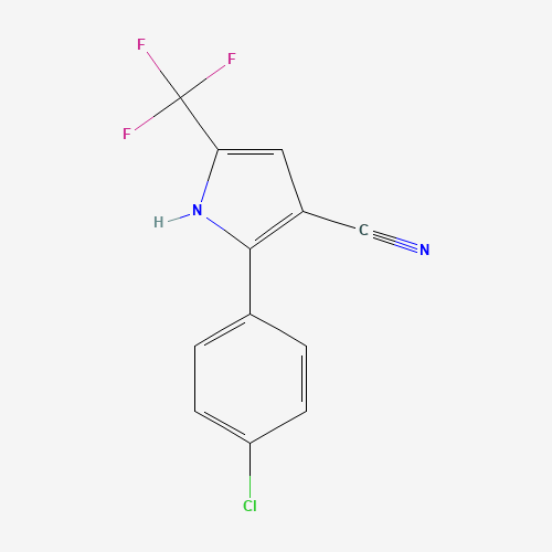 2-(4-chlorophenyl)-5-(trifluoromethyl)-1H-pyrrole-3-carbonitrile (CAS: 122454-23-3) - Related Chemical Product
