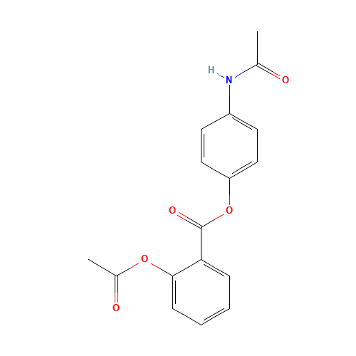 (4-acetamidophenyl) 2-acetyloxybenzoate (CAS: 5003-48-5) - Related Chemical Product