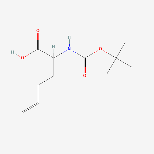 2-[(2-methylpropan-2-yl)oxycarbonylamino]hex-5-enoic acid (CAS: 214206-61-8) - Related Chemical Product