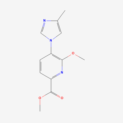 methyl 6-methoxy-5-(4-methylimidazol-1-yl)pyridine-2-carboxylate (CAS: 1262197-81-8) - Related Chemical Product