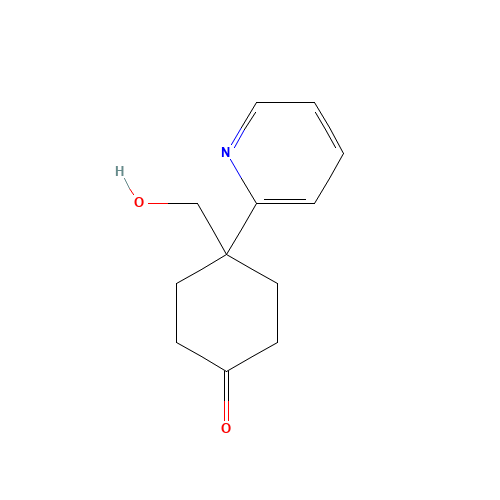 4-(hydroxymethyl)-4-pyridin-2-ylcyclohexan-1-one (CAS: 960371-51-1) - Related Chemical Product