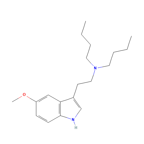N-butyl-N-[2-(5-methoxy-1H-indol-3-yl)ethyl]butan-1-amine (CAS: 73785-42-9) - Related Chemical Product