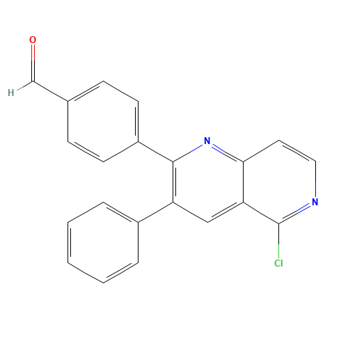 4-(5-chloro-3-phenyl-1,6-naphthyridin-2-yl)benzaldehyde (CAS: 917363-90-7) - Related Chemical Product