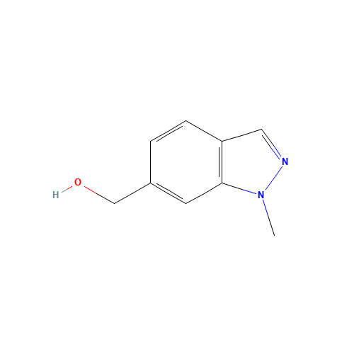 (1-methylindazol-6-yl)methanol (CAS: 1092961-10-8) - Chemical Structure and Molecular Formula 