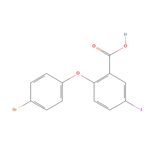 2-(4-bromophenoxy)-5-iodobenzoic acid (CAS: 1335218-45-5) - Related Chemical Product