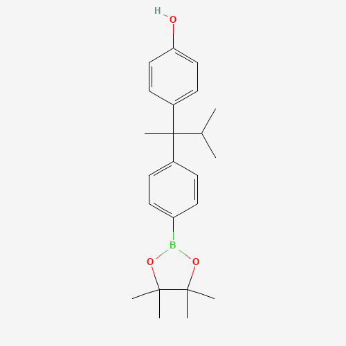 4-[3-methyl-2-[4-(4,4,5,5-tetramethyl-1,3,2-dioxaborolan-2-yl)phenyl]butan-2-yl]phenol (CAS: 1094061-21-8) - Related Chemical Product