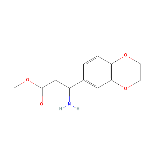 methyl 3-amino-3-(2,3-dihydro-1,4-benzodioxin-6-yl)propanoate (CAS: 618109-34-5) - Related Chemical Product