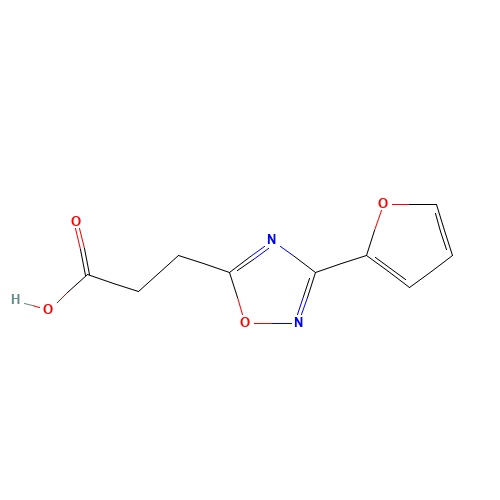 3-[3-(furan-2-yl)-1,2,4-oxadiazol-5-yl]propanoic acid (CAS: 878437-14-0) - Related Chemical Product