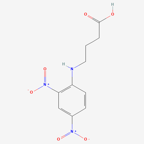 4-(2,4-dinitroanilino)butanoic acid (CAS: 10466-75-8) - Chemical Structure and Molecular Formula 