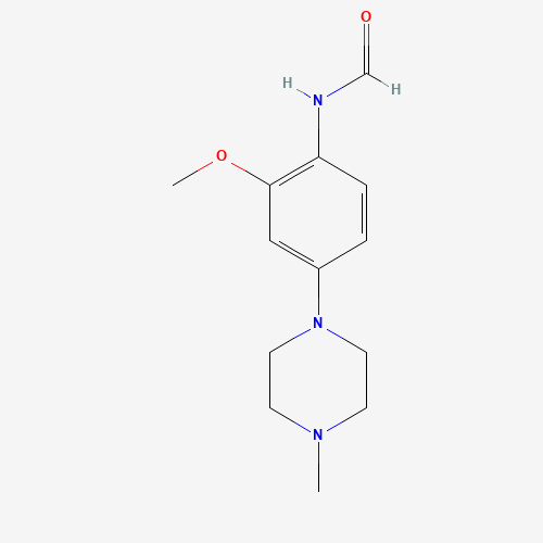 N-[2-methoxy-4-(4-methylpiperazin-1-yl)phenyl]formamide (CAS: 1462951-70-7) - Related Chemical Product