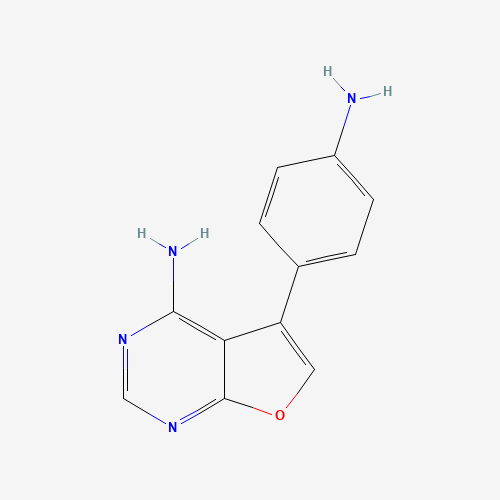 5-(4-aminophenyl)furo[2,3-d]pyrimidin-4-amine (CAS: 501693-47-6) - Related Chemical Product