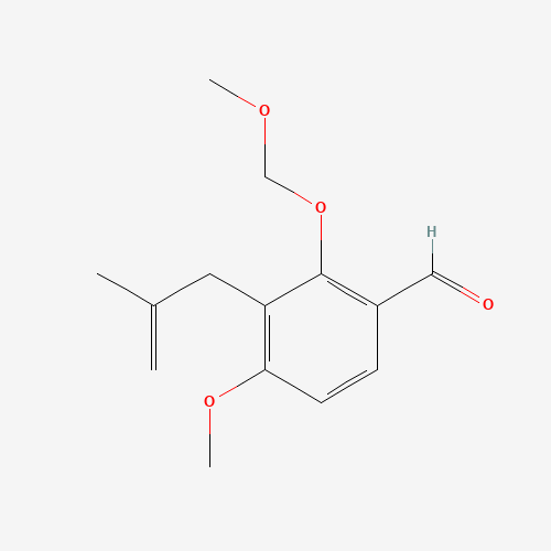4-methoxy-2-(methoxymethoxy)-3-(2-methylprop-2-enyl)benzaldehyde (CAS: 664364-63-0) - Related Chemical Product